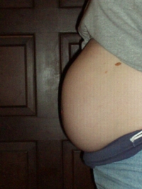 Terri's Belly at 18 weeks