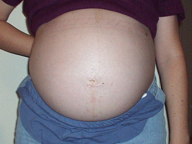 Terri's Belly at 30 weeks